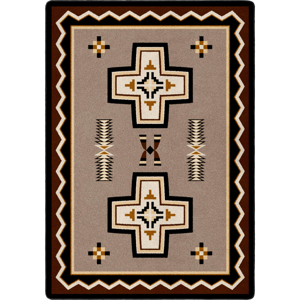 Image of an area rug, Saint Cross - Taupe