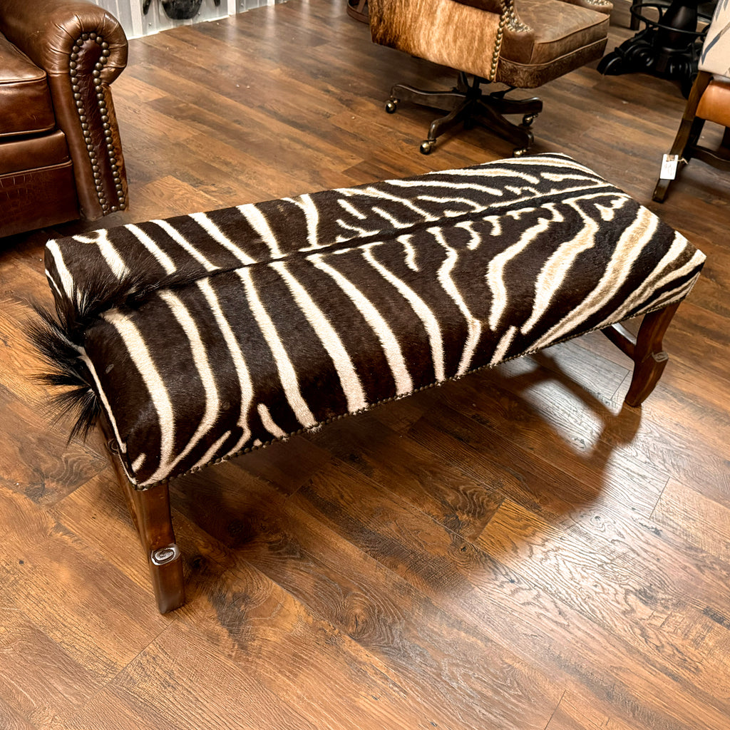 Woodland Zebra Bench
