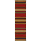 Image of an area rug, Santa Fe Stripe - Multi