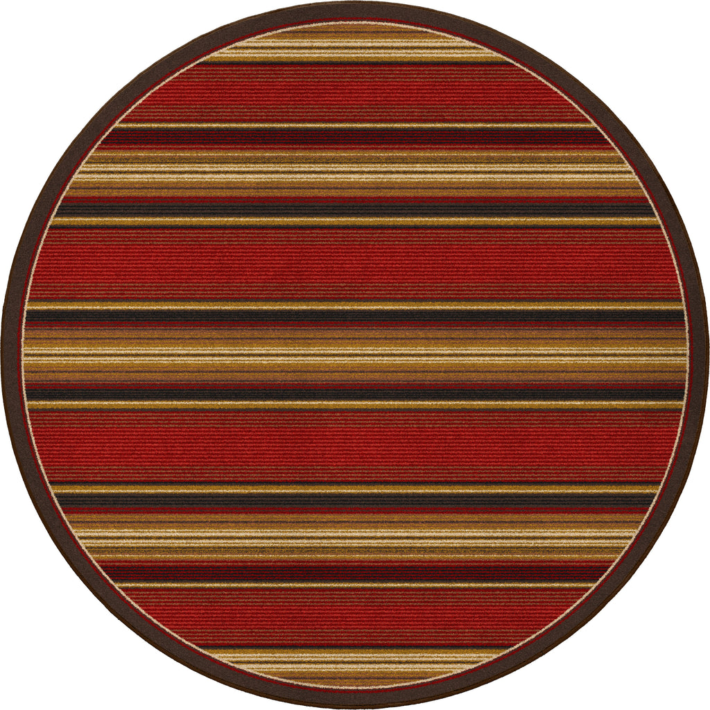 Image of an area rug, Santa Fe Stripe - Multi