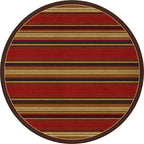 Image of an area rug, Santa Fe Stripe - Multi