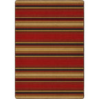 Image of an area rug, Santa Fe Stripe - Multi