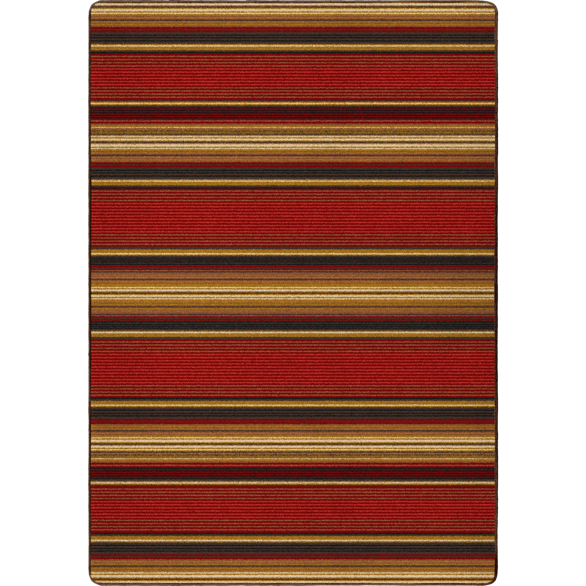 Image of an area rug, Santa Fe Stripe - Multi