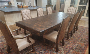 Custom Knotty Alder Dining Table