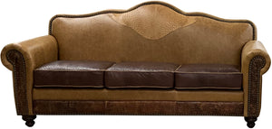 Authentic Ostrich Trophy Room Sofa