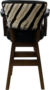 Zebra Night Barstool