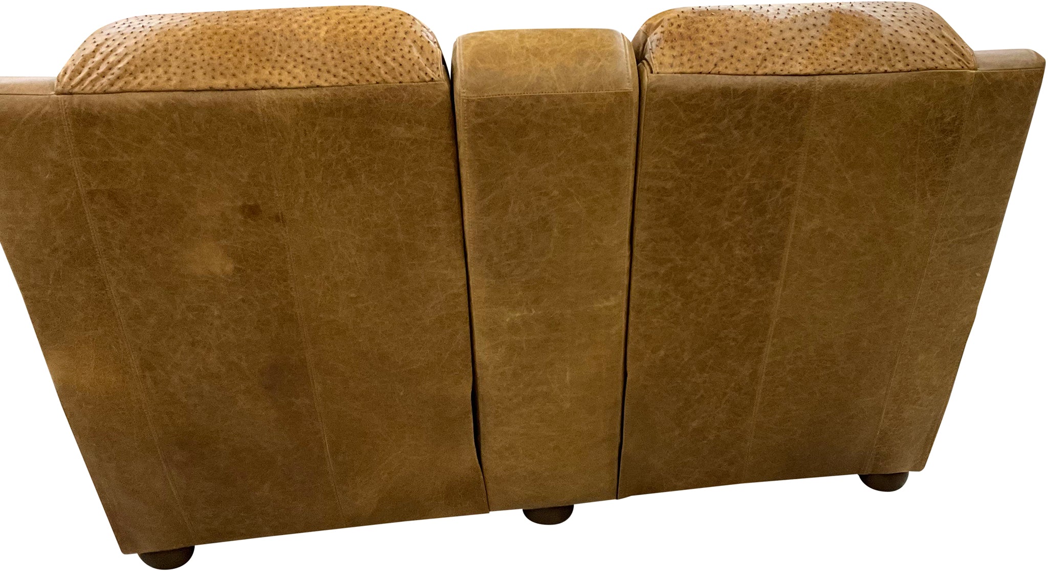 Botswana Ostrich Theater Love Seat