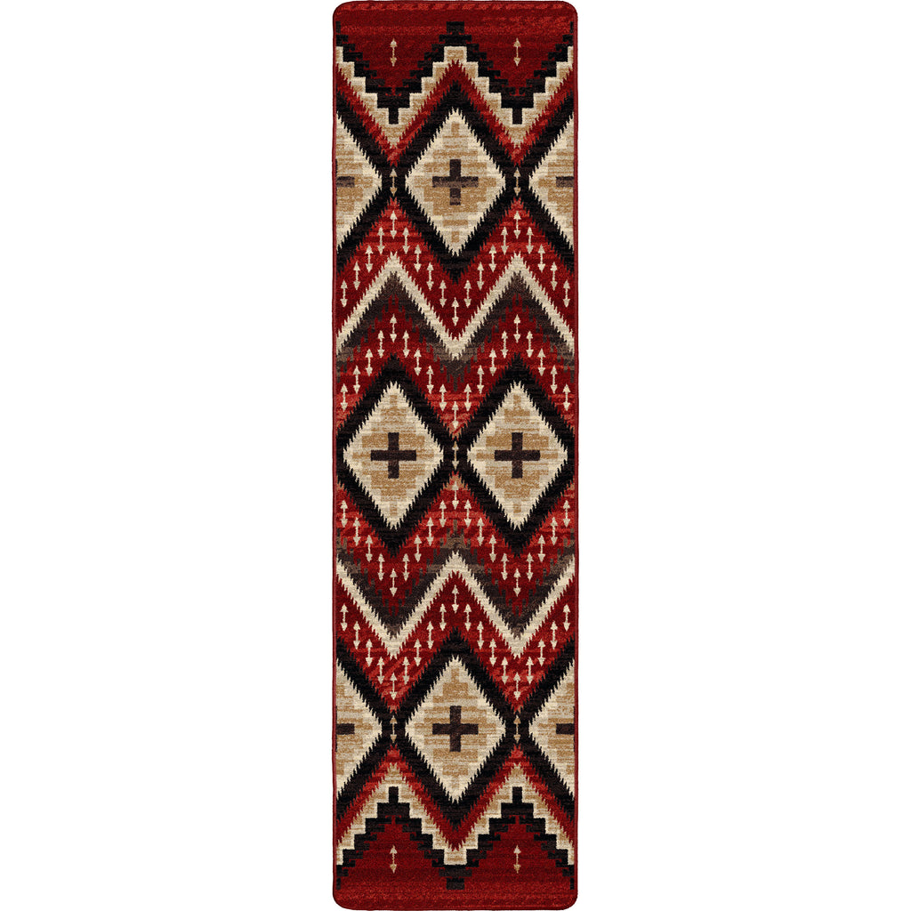 Image of an area rug, Seeker - Fire Brick