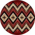 Image of an area rug, Seeker - Fire Brick