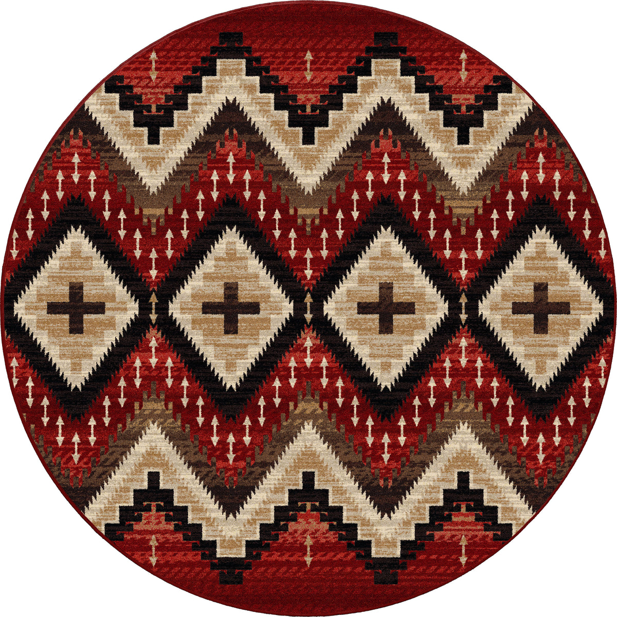 Image of an area rug, Seeker - Fire Brick