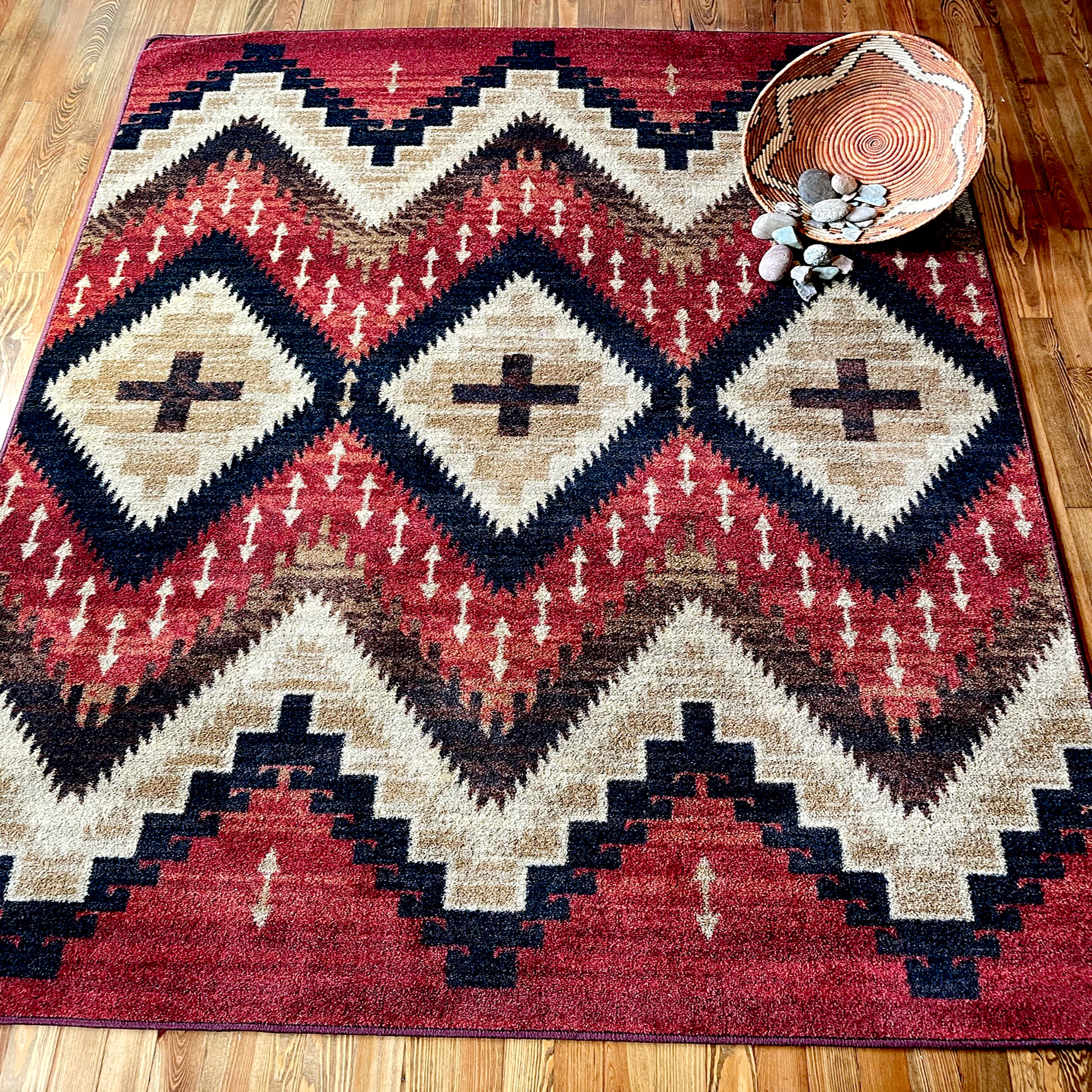 Image of an area rug, Seeker - Fire Brick
