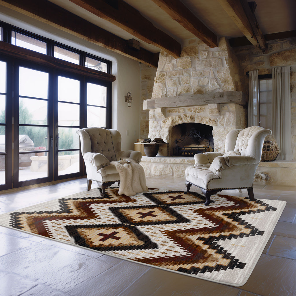 Image of an area rug, Seeker - Flaxen