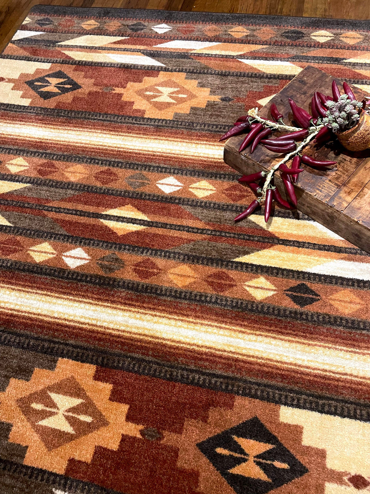 Image of an area rug, Shadows - Red Rock