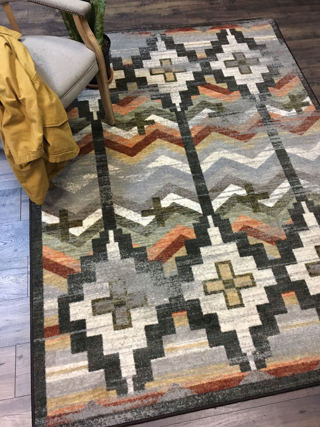 Image of an area rug, Shake Your Shawl - Distressed Harvest