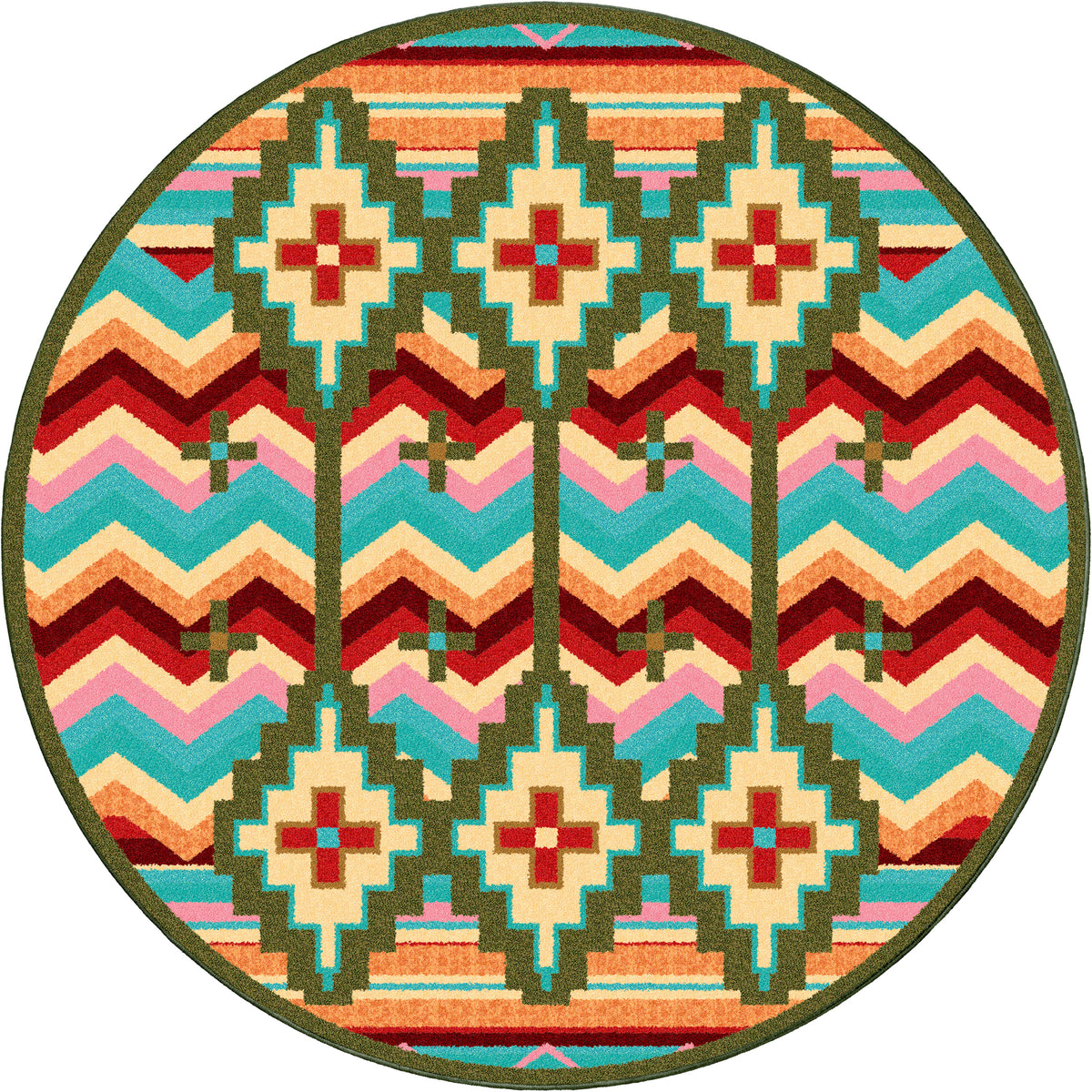 Image of an area rug, Shake Your Shawl - Bright