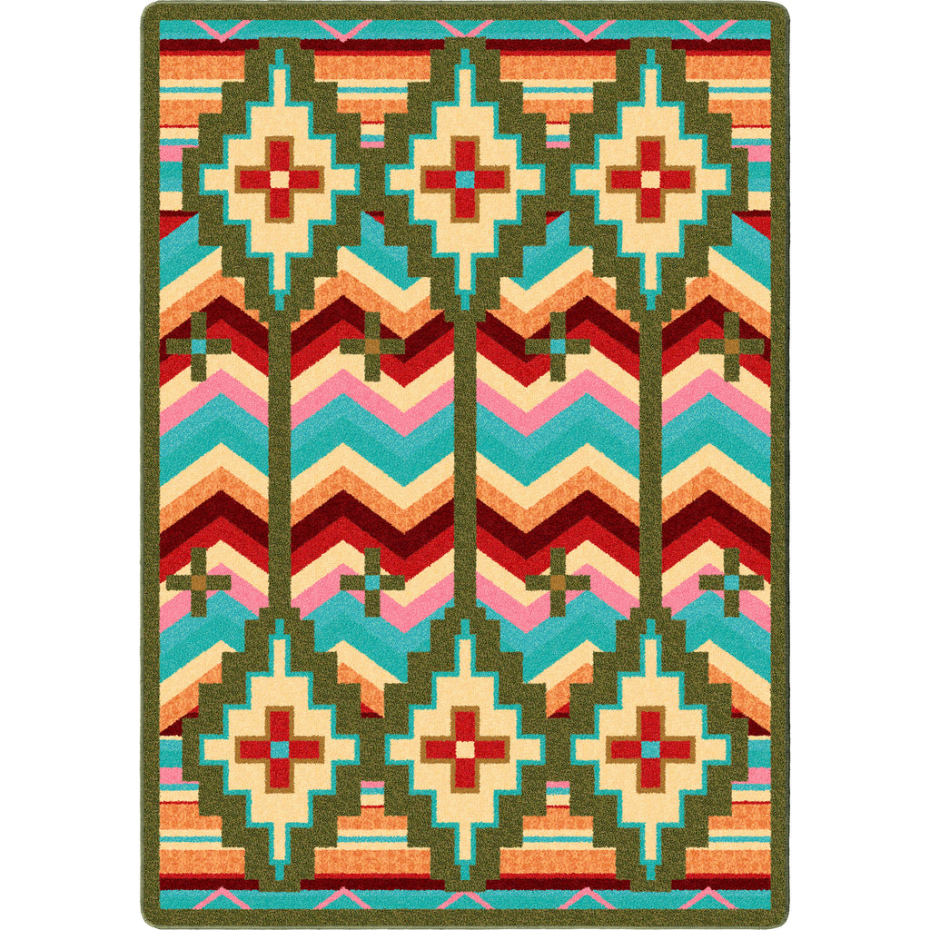 Image of an area rug, Shake Your Shawl - Bright