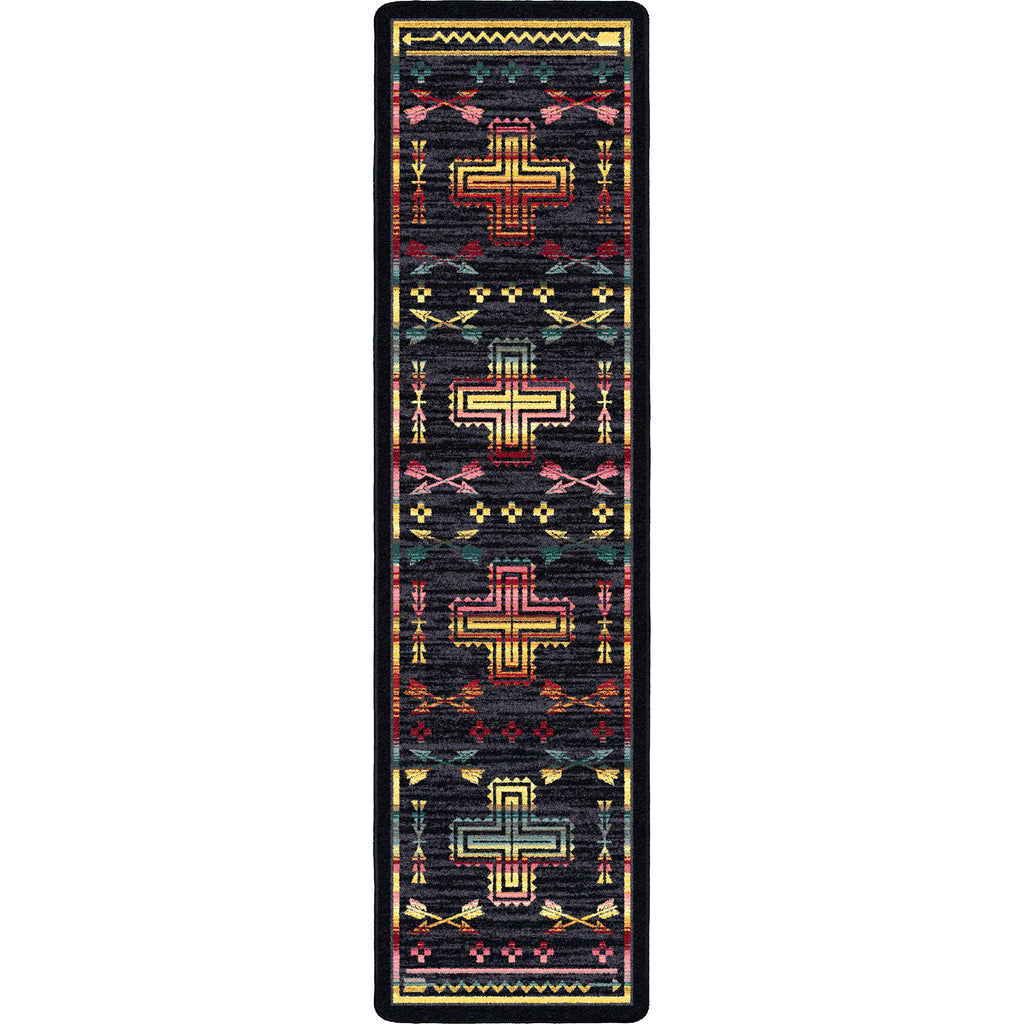 Image of an area rug, Shoot Me Straight - Gray