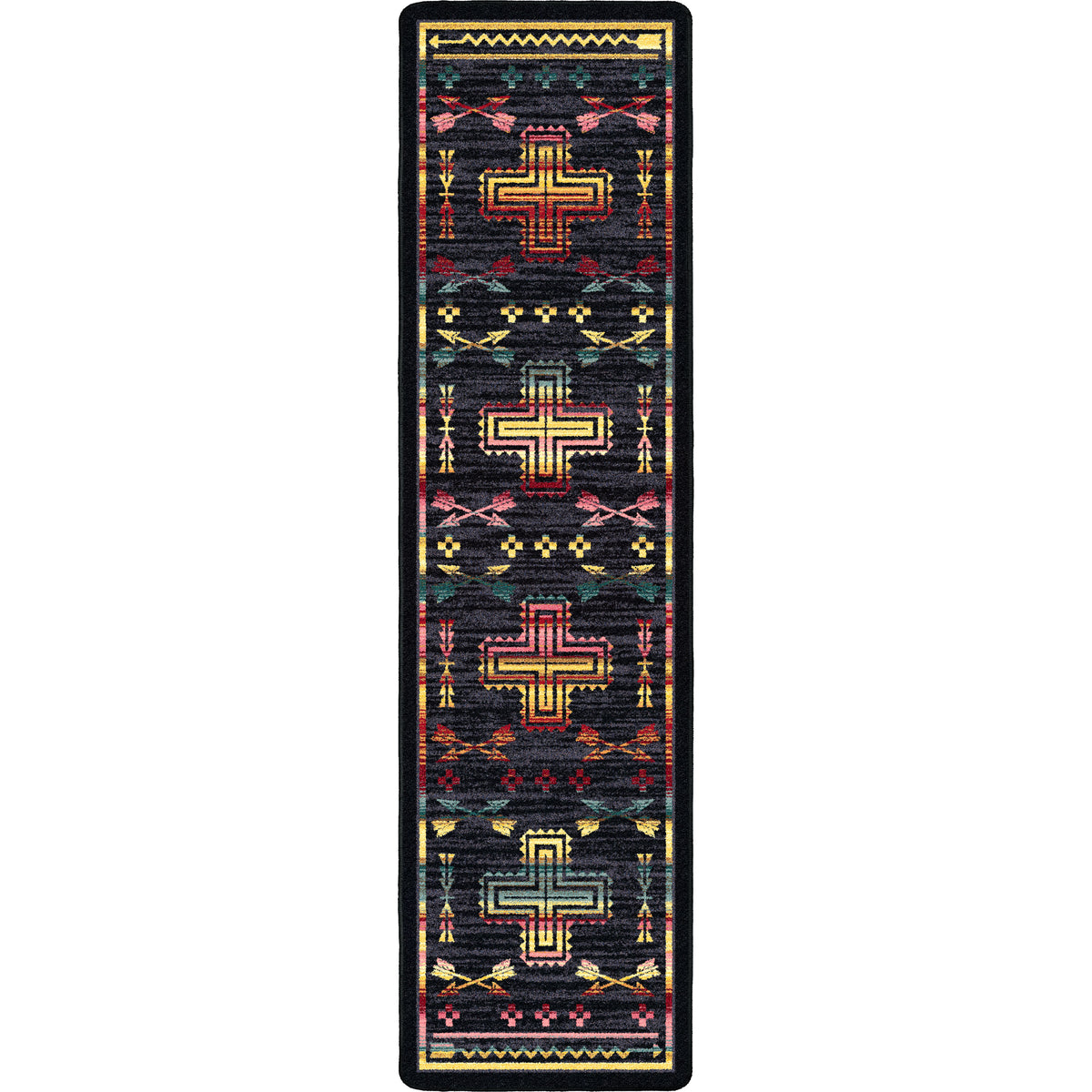 Image of an area rug, Shoot Me Straight - Gray