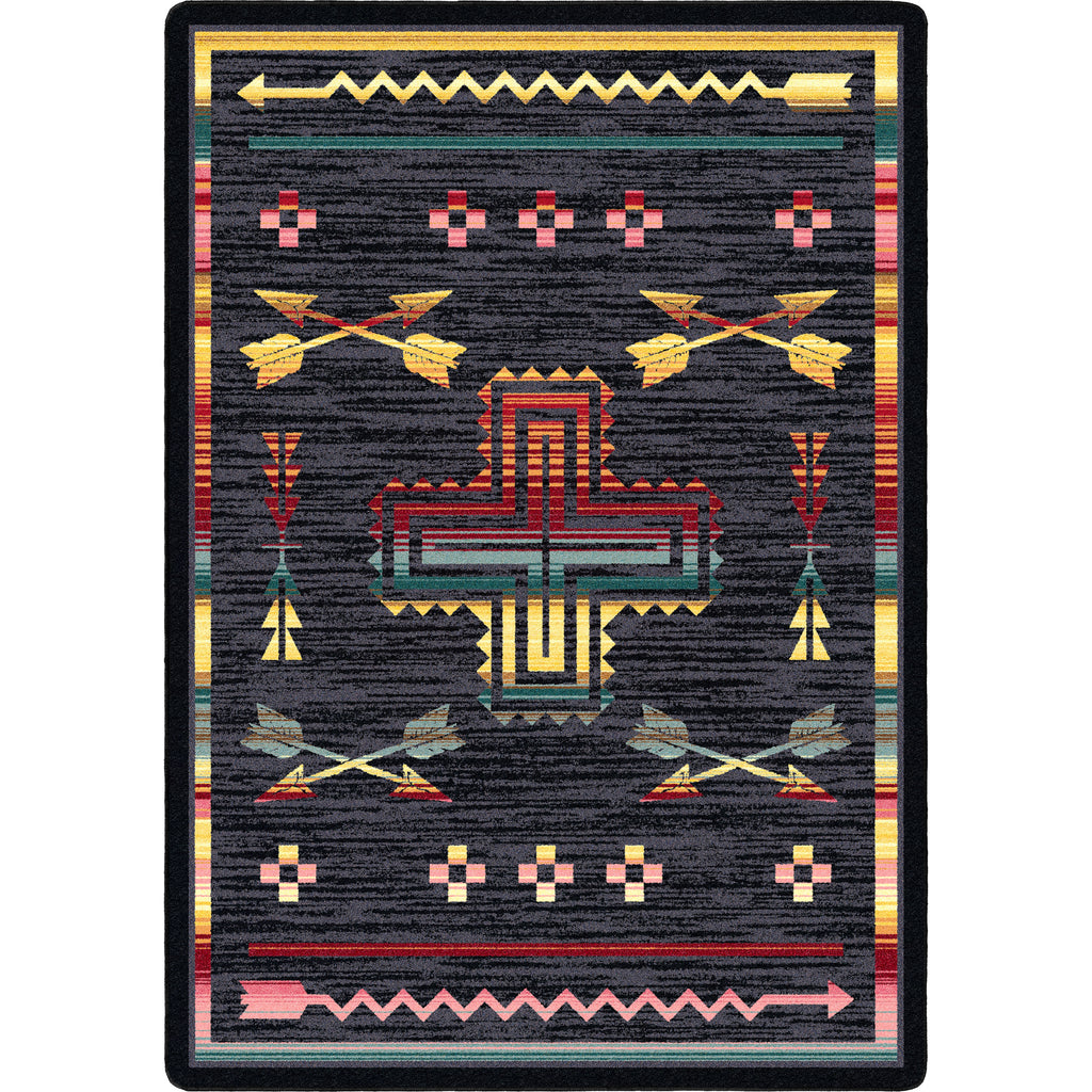 Image of an area rug, Shoot Me Straight - Gray