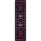 Image of an area rug, Shoot Me Straight - Power Red