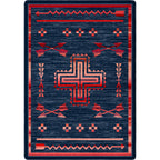 Image of an area rug, Shoot Me Straight - Power Red