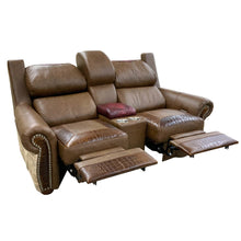 Load image into Gallery viewer, Silver City Theater Reclining Love Seat