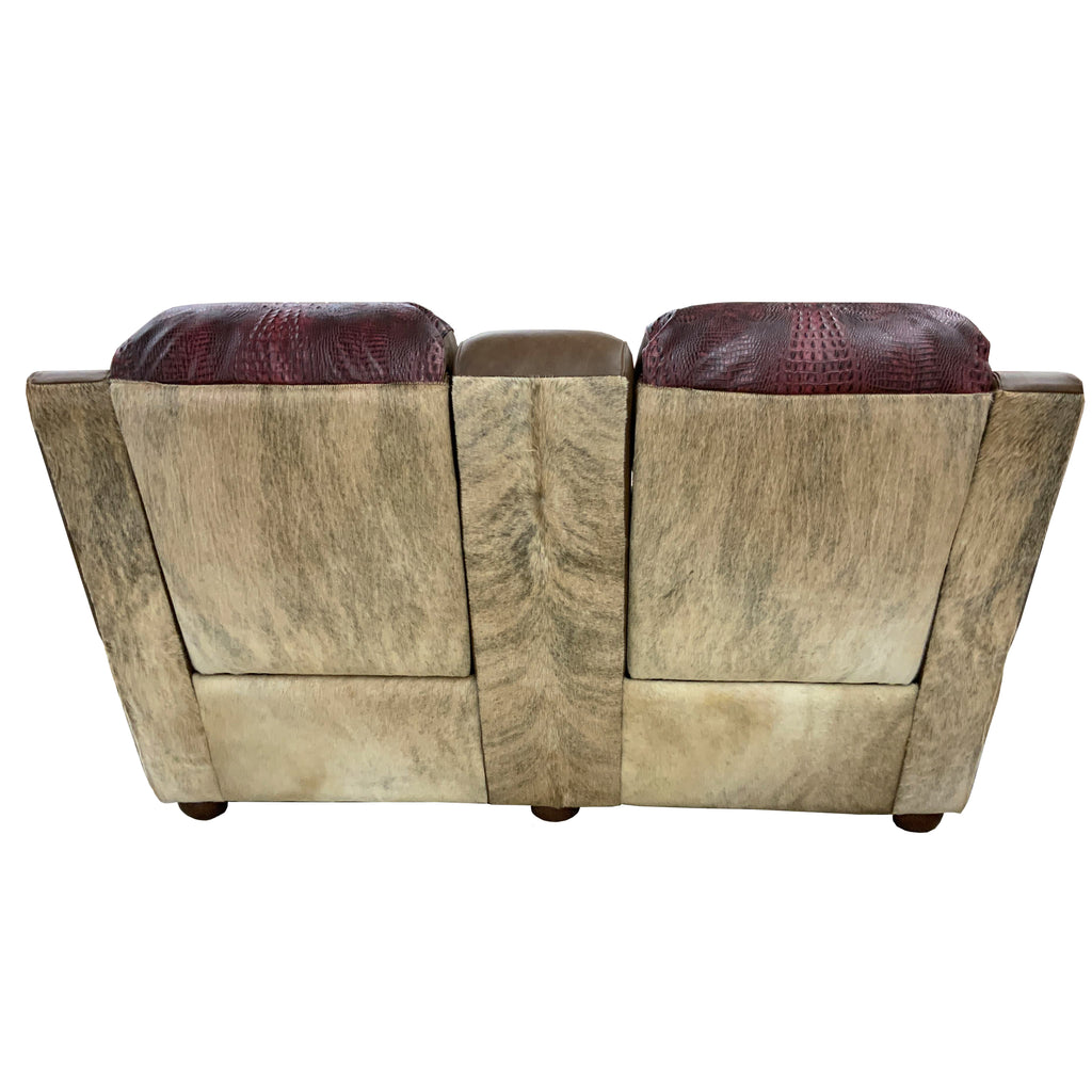Silver City Theater Reclining Love Seat