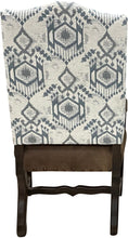 Load image into Gallery viewer, Western Leather &amp; Southwestern Fabric Luxury Dining Chair