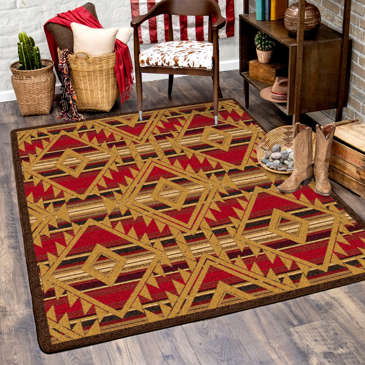 Image of an area rug, Spirit of Santa Fe - Multi