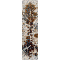 Image of an area rug, Splatter Cowhide - Denim