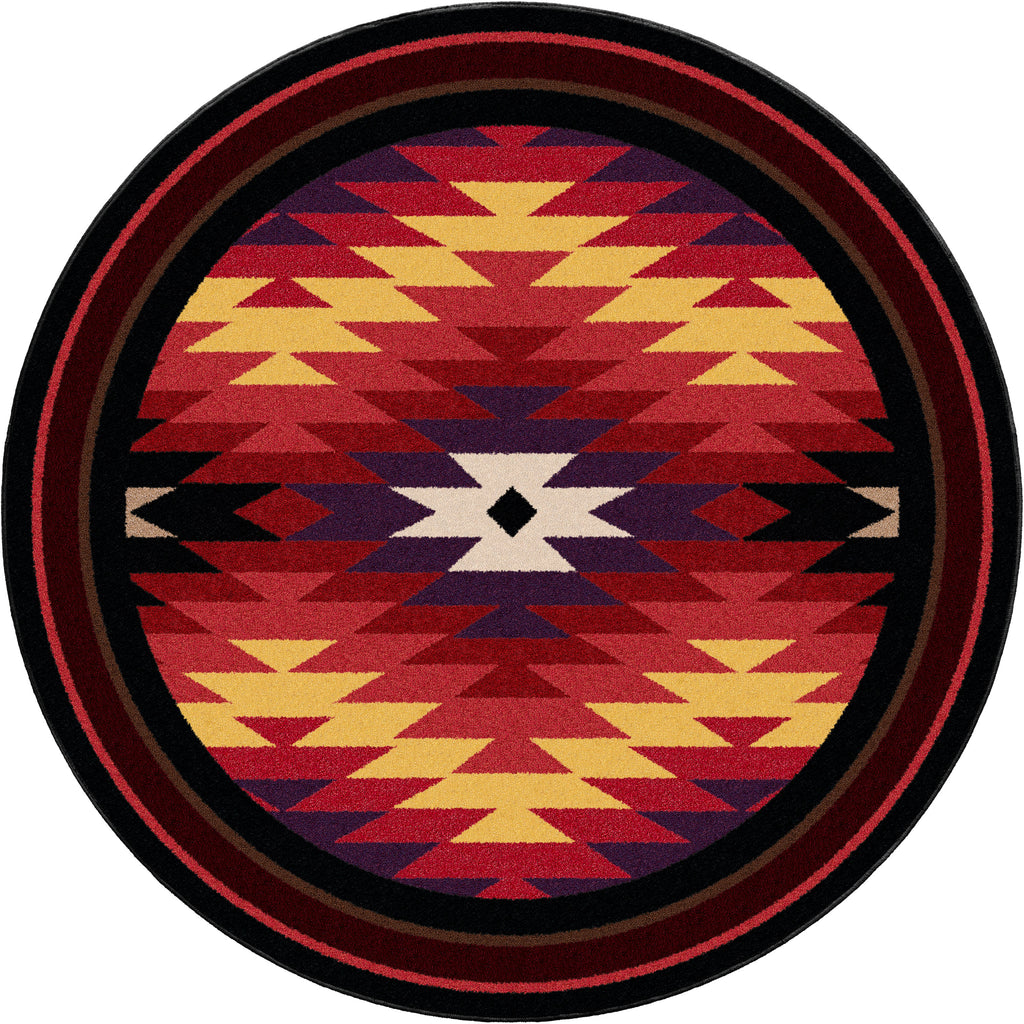 Image of an area rug, Starburst - Bright