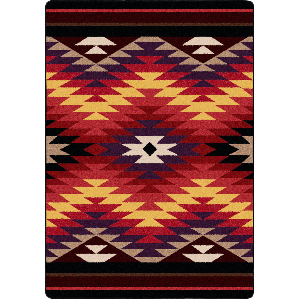 Image of an area rug, Starburst - Bright