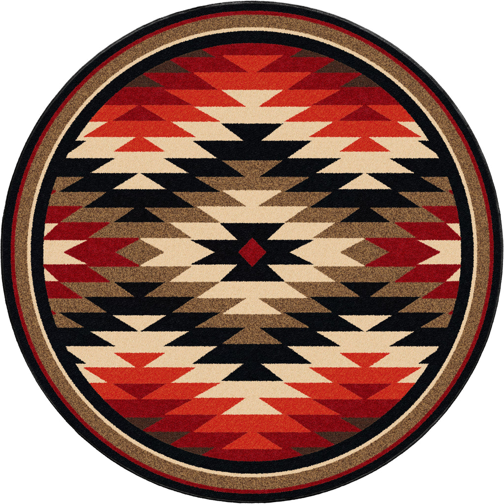 Image of an area rug, Starburst - Original