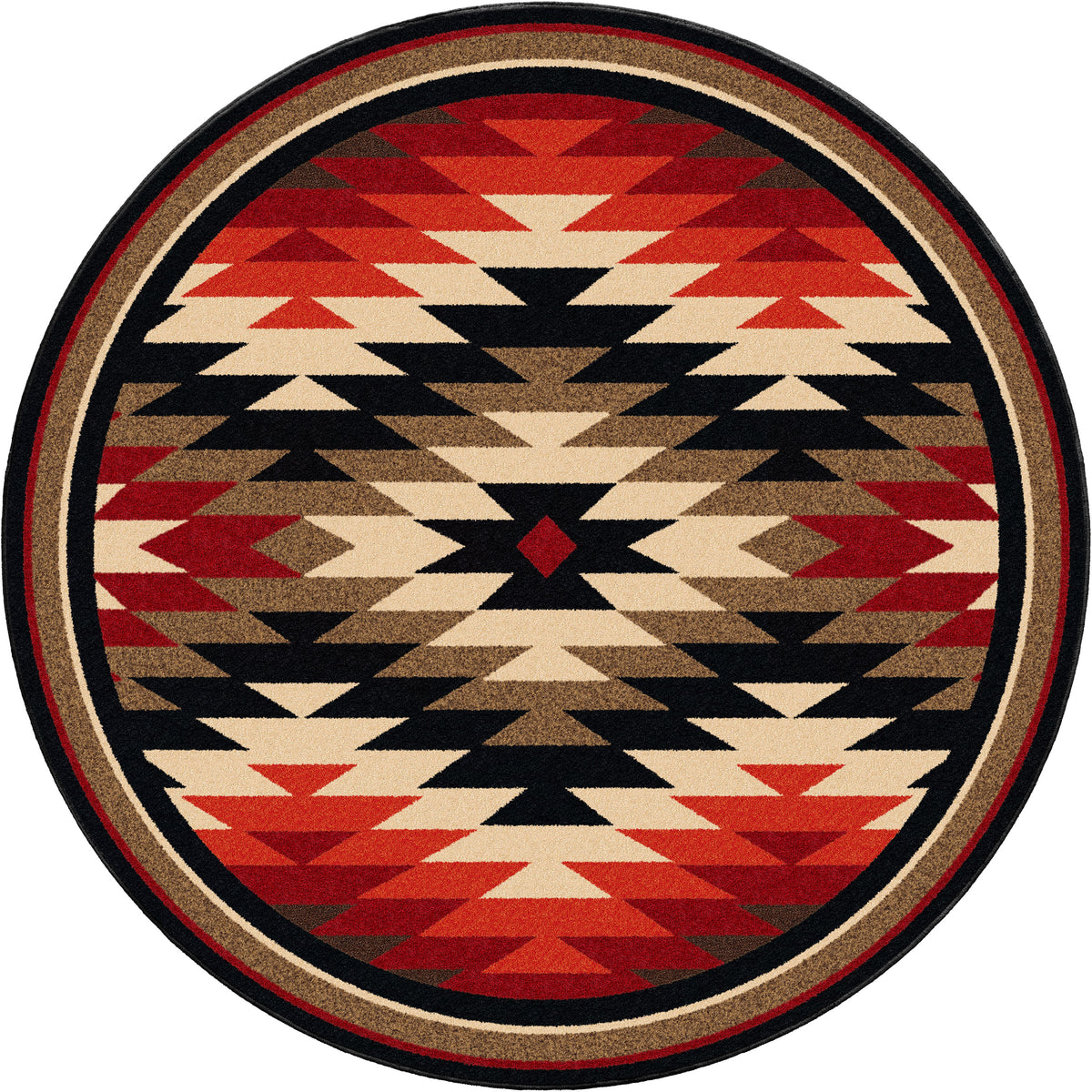 Image of an area rug, Starburst - Original