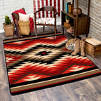 Image of an area rug, Starburst - Original