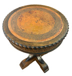 Steer Horn End Table w/ Copper