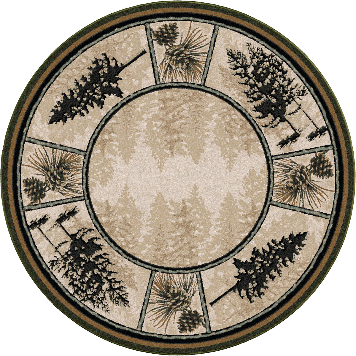 Image of an area rug, Stoic Pines - Forest