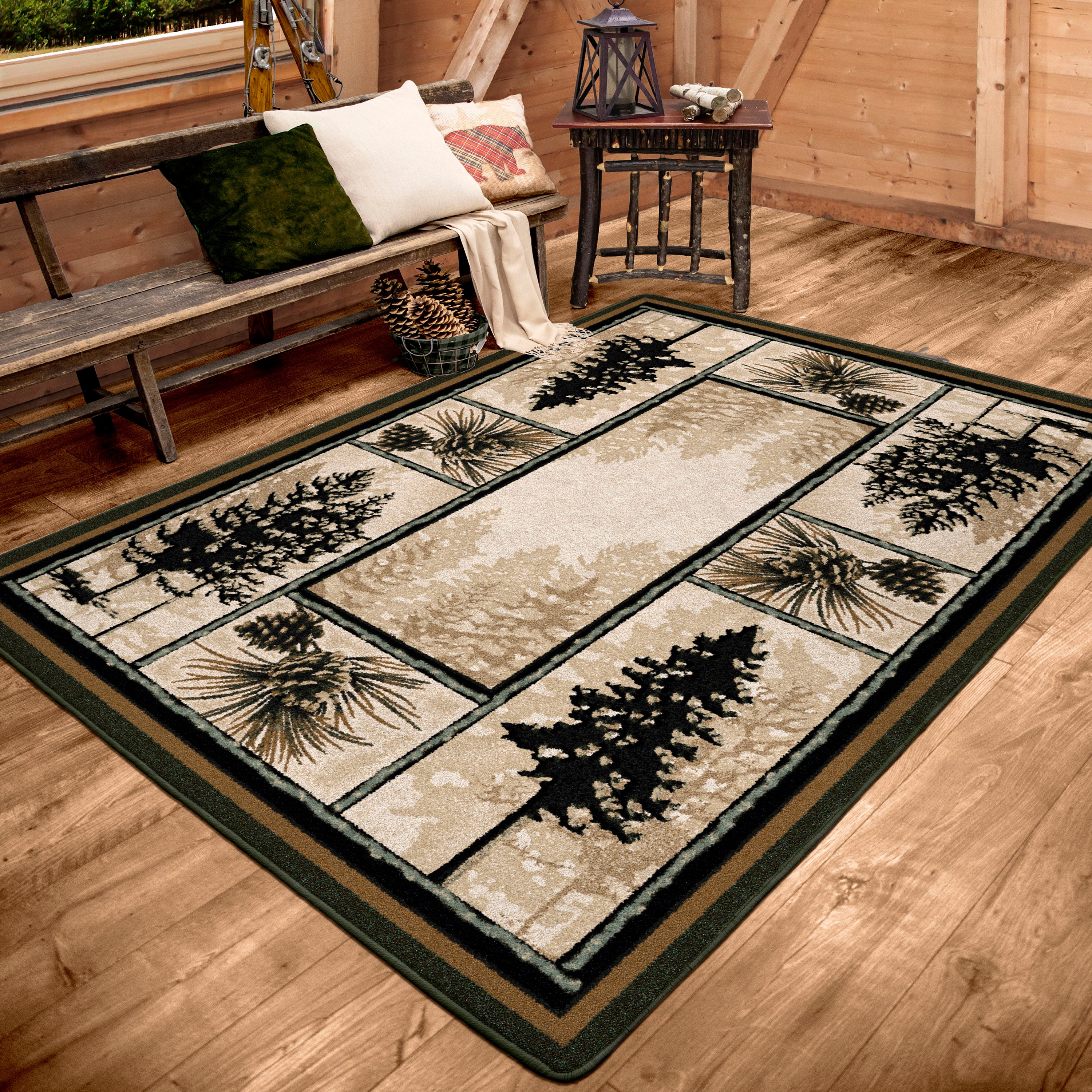 Image of an area rug, Stoic Pines - Forest