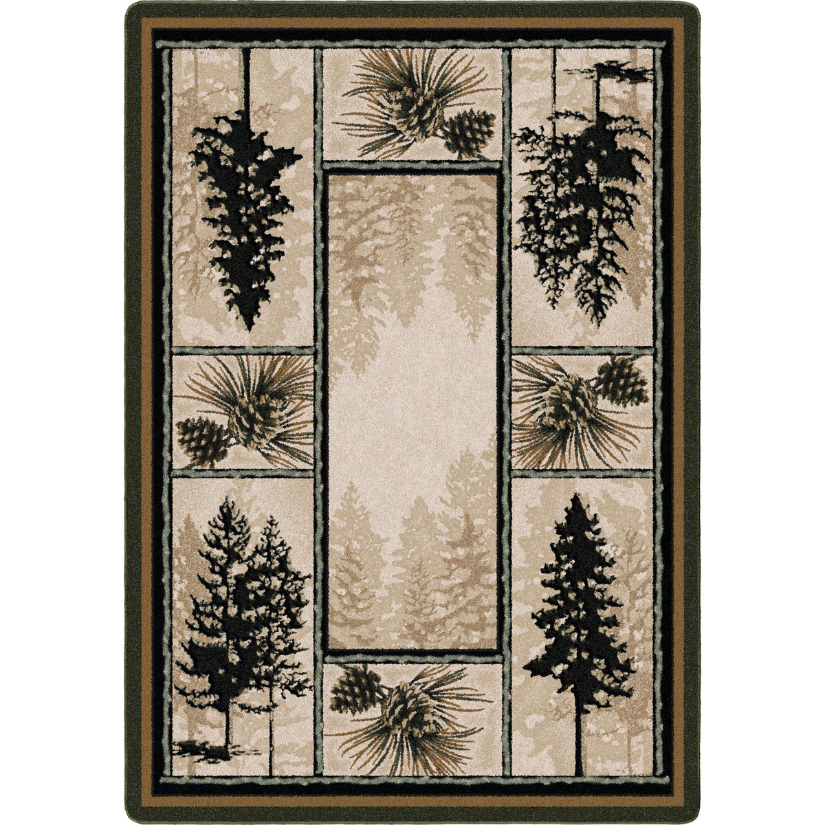 Image of an area rug, Stoic Pines - Forest