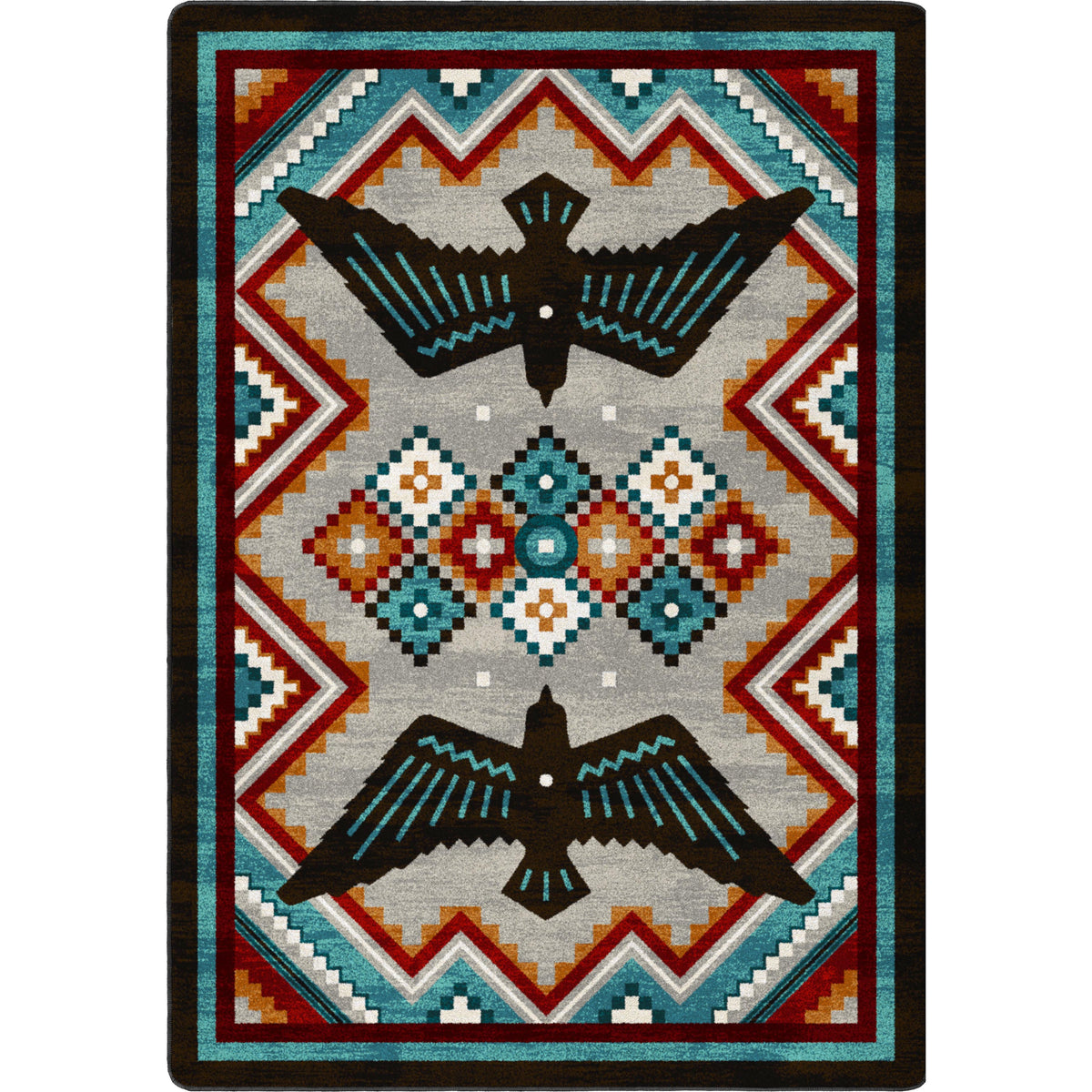Image of an area rug, Sunset Dance OKA - Electric