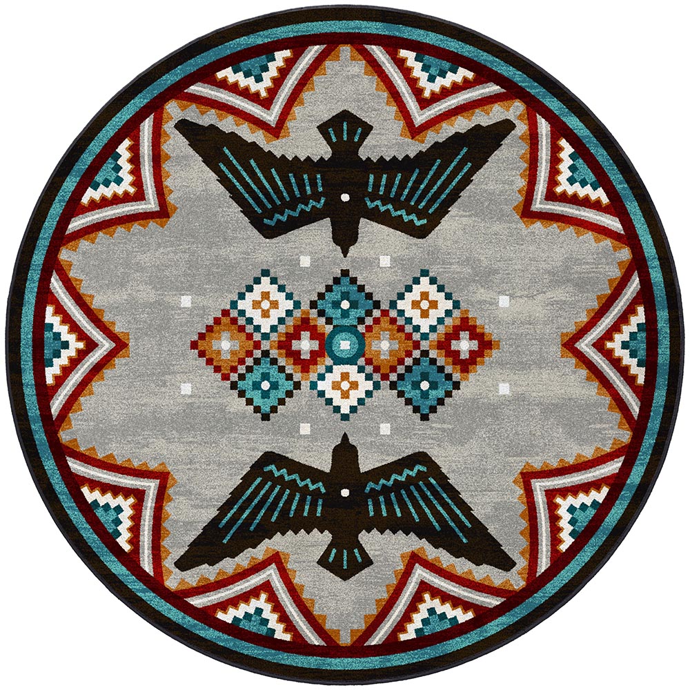 Image of an area rug, Sunset Dance OKA - Electric