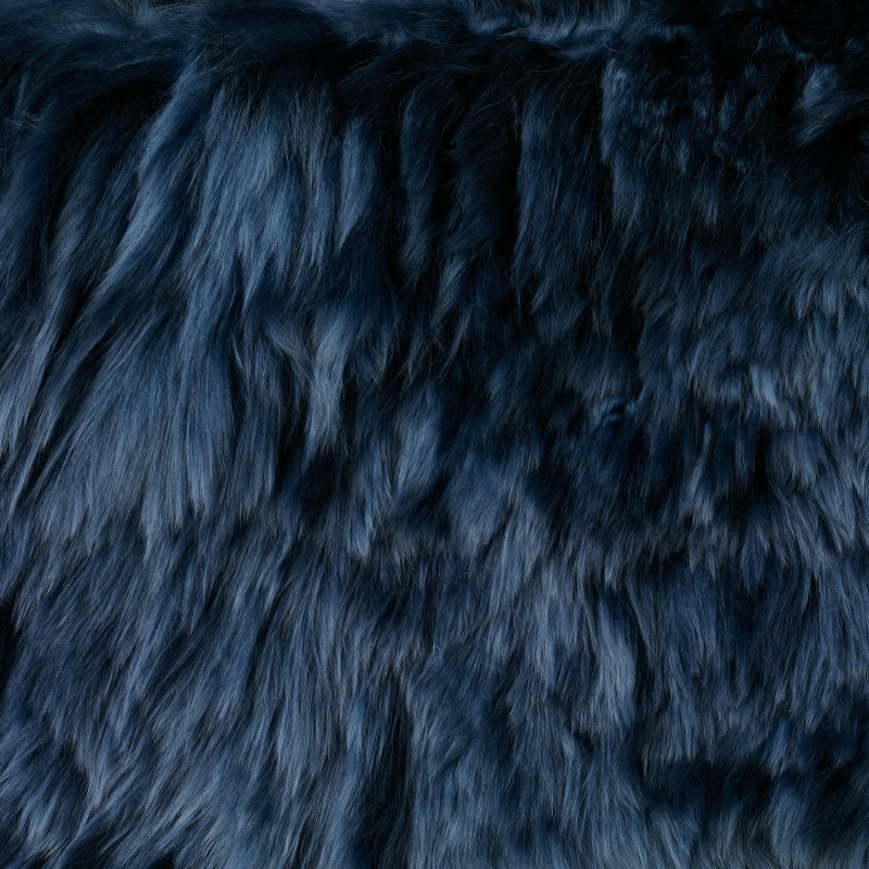 Lambskin or alpaca material swatch