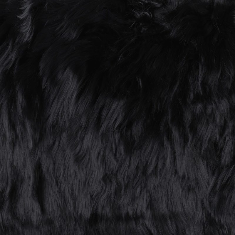 Lambskin or alpaca material swatch