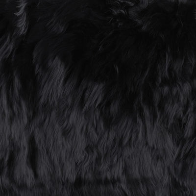 Lambskin or alpaca material swatch