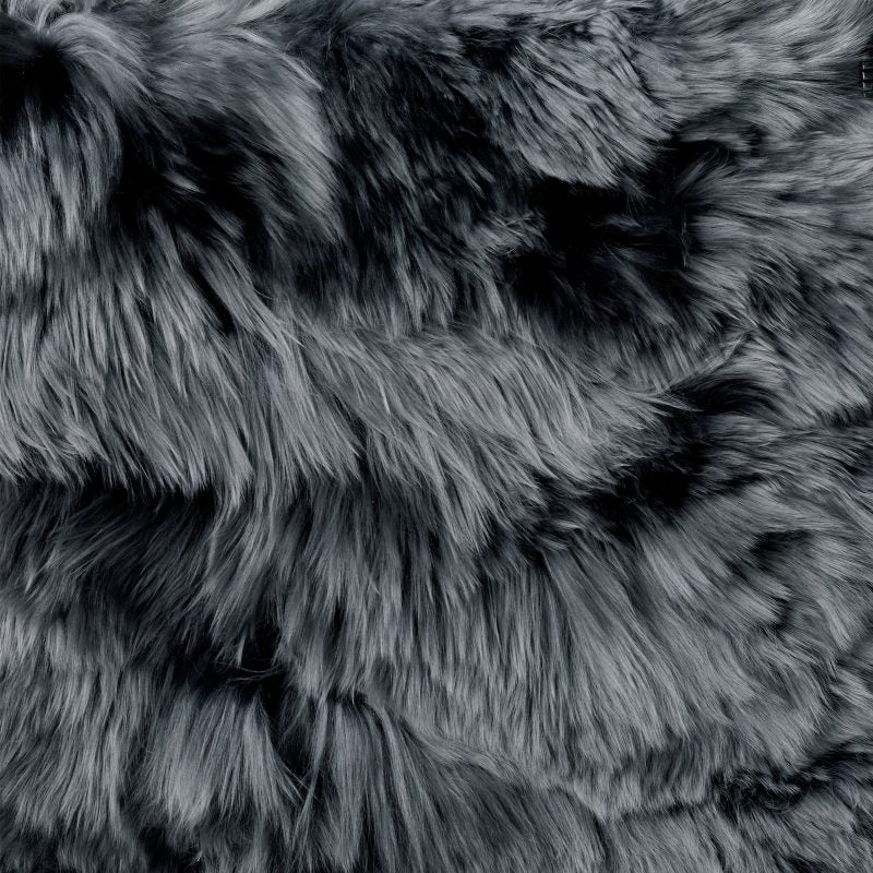 Lambskin or alpaca material swatch