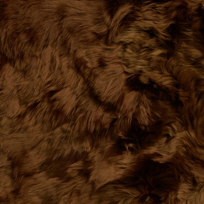 Lambskin or alpaca material swatch