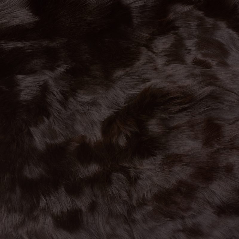Lambskin or alpaca material swatch