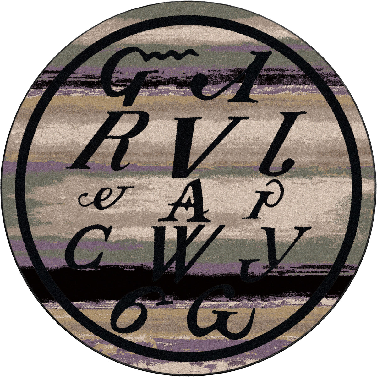 Image of an area rug, Syllabary - Multi