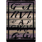 Image of an area rug, Syllabary - Multi