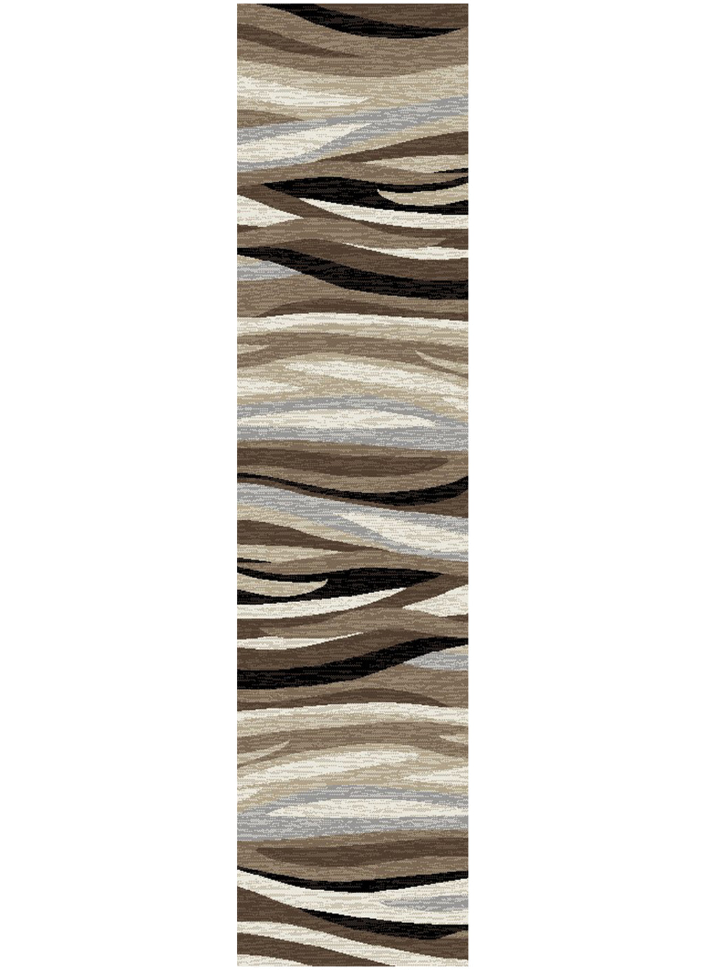Tacoma Impulse Brown Area Rug